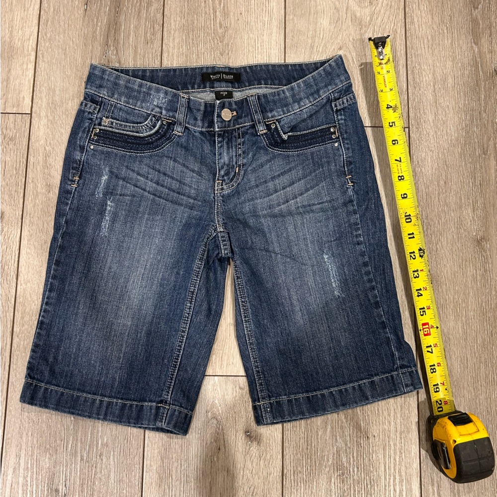 White House Black Market women’s Dark Blue Jean Shorts